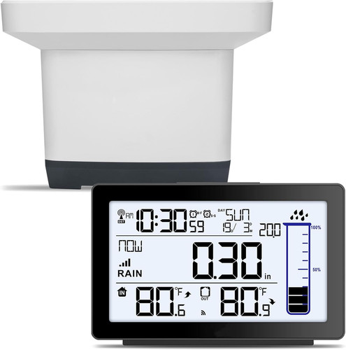 Wireless rain gauge - rain, outdoor