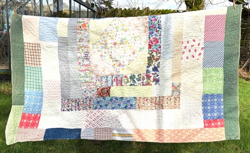Hand made patchwork quilt - patchwork,