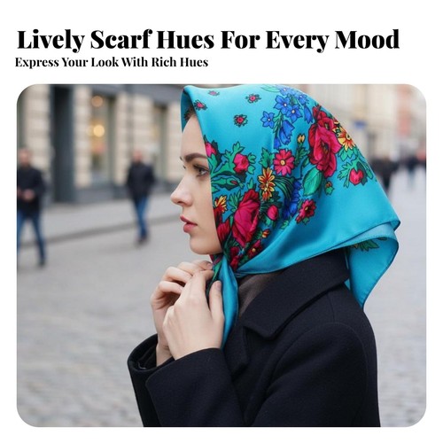 Floral ethnic headscarf - floral,