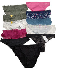 11 Pack George Knickers Size 10-12 Cotton Lace Mix Bundle Ladies Pants