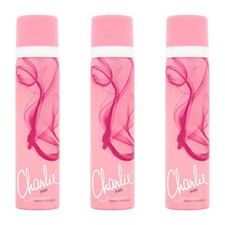 3x Charlie PINK Body Spray