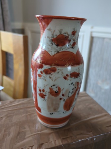 Vintage kutani japanese vase - vintage,