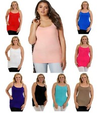Womens Vest Top Ladies Plus