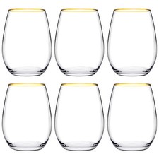 Pasabahce Gold Rim Drinking