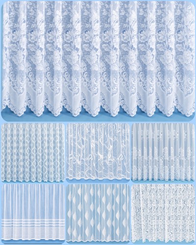 White lace window - window, curtains