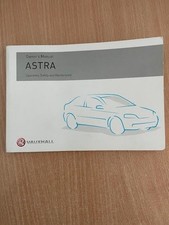 GENUINE VAUXHALL ASTRA 2001 - 2005 OWNERS MANUAL HANDBOOK GUIDE