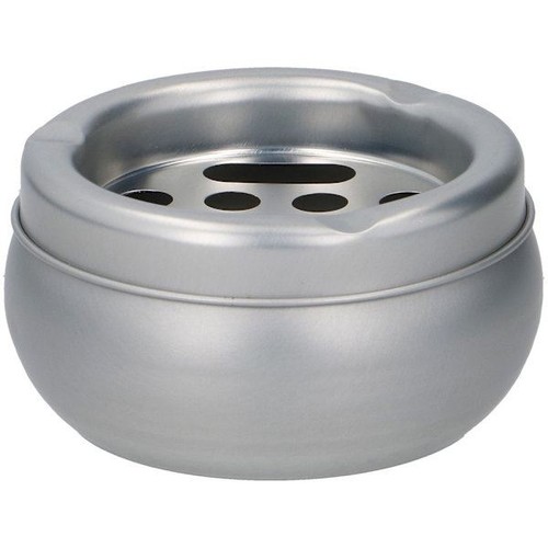 Round silver tinplate metal - silver,
