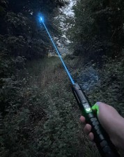 high power blue burning laser