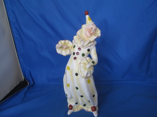 Coalport clown figurine made - coalport,