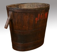 French Antique Solid Chestnut