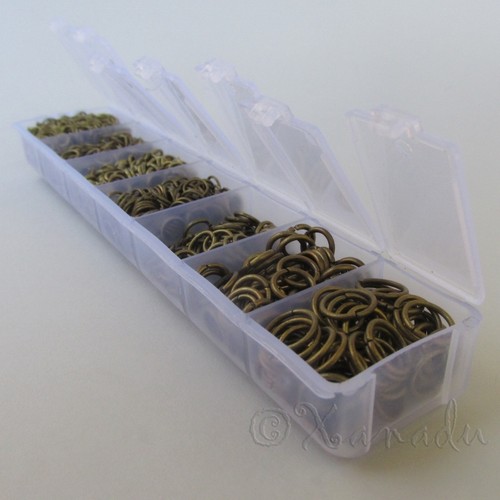 Jump rings antiqued bronze - rings,