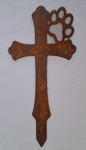 Memorial pet cross - memorial, acrylic