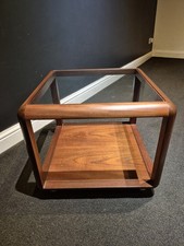 G Plan Teak & Glass Square