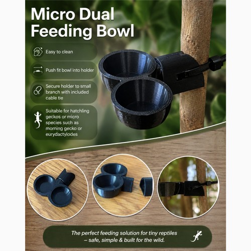 Gecko micro dual - dual, bowl