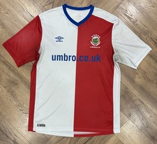 Linfield Umbro 2018/2019 Away Shirt - Size Adult Extra Large P2P 23inch DAMAGED