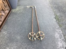 Antique Bamboo ski poles, c1920, sporting antiques VGC