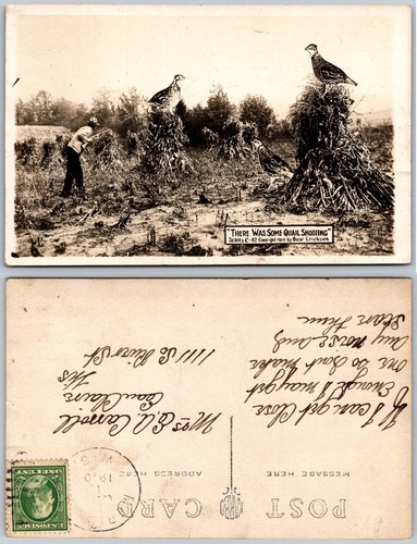Exaggerated farmer hunting - farmer,