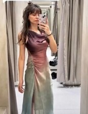 Zara woman nwt satin effect - zara,