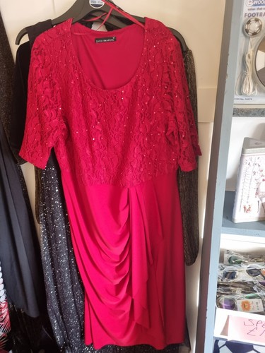 David emanuel pink floral - pink, lace