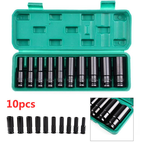 Deep impact socket set - impact, 1/2"