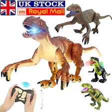 Remote Control Dinosaur Toys Rechargeable Spinosaurus RC Toy LED Light Kids Gift