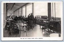 Brighton grand hotel Sussex Printed Postcard bh 1