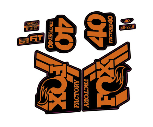 Fox fork decal kit sticker - 40,