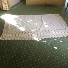 1 NET CURTAIN WINDOW - FRENCH LACE 138" DROP x 45" WIDTH -  BUY NOW