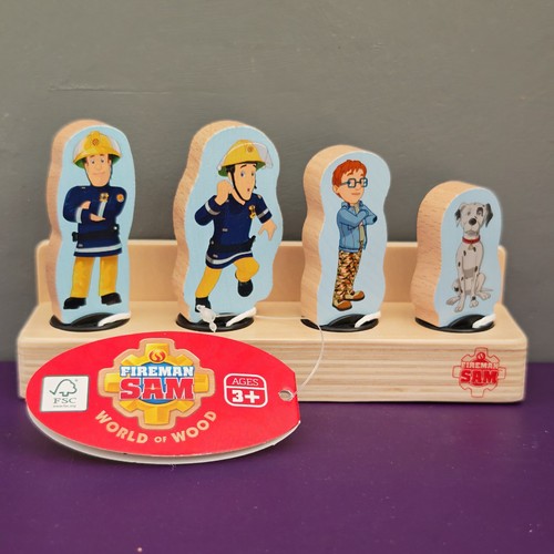 Fireman sam wooden figures - fireman,