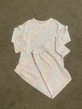 Girls George Asda Stars Long Sleeve Long Leg Pyjama Set 5-6 Years New