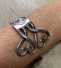 Vintage Mappin & Webb Silver Plate Fork Bangle - Bracelet Unique & Collectible 