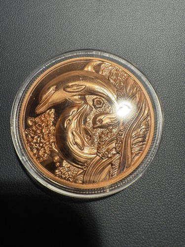 Coin delphin copper - oz,