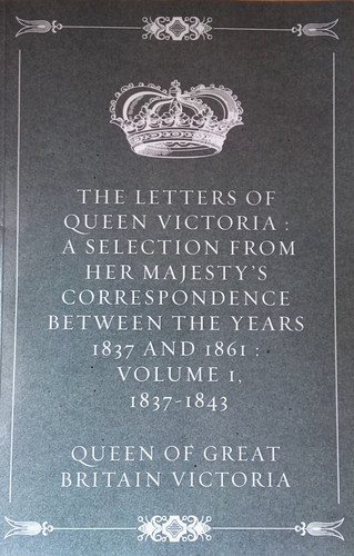 The letters queen victoria - of,