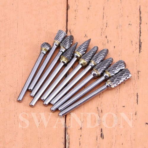 10pcs rotary burr set wood - rotary,