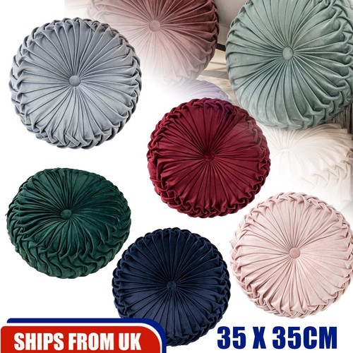 Velvet round cushion - velvet, 35
