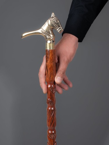 Inch brass horse - brass, handle