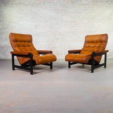 Vintage Danish Tan Leather