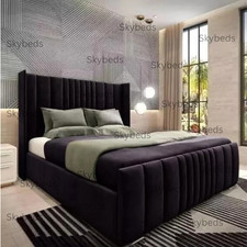 Luxury Winged Panel Bed Frame