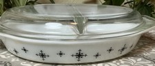 Vintage Pyrex White Snowflake
