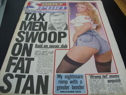 Vintage daily sport - vintage, newspaper