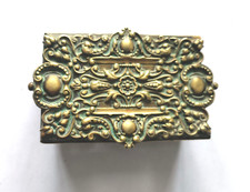 Large Brass Art Nouveau Vesta