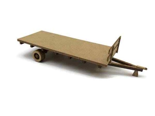 20ft farm bale trailer - farm, laser