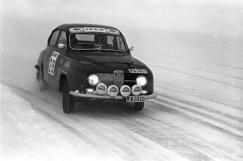 Saab 1968 rally - saab, car