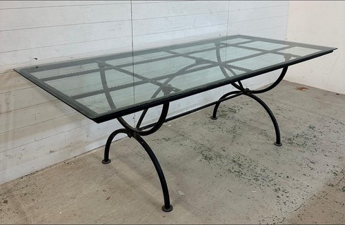 Black wrought iron garden - iron,