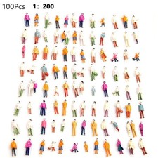 100Pcs/ Painted Figures/ 1:200