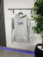 Supreme Bandana Box Logo Hoodie In Grey RRP £500 / UK. M +