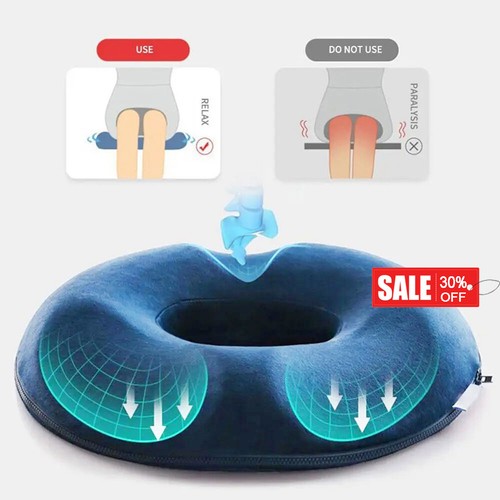 Donut cushion pillow memory - donut,