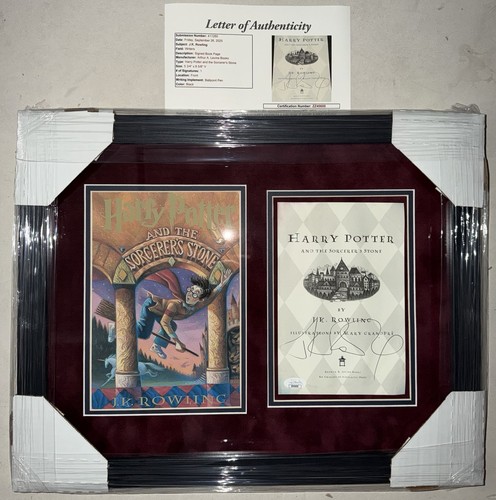 Rowling signed framed - rowling,