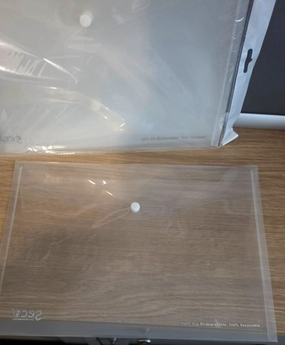 Plastic document wallets - a4,