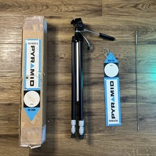 Vintage Pyramid Camera Tripod Deluxe Model 300 With Box Cable Working